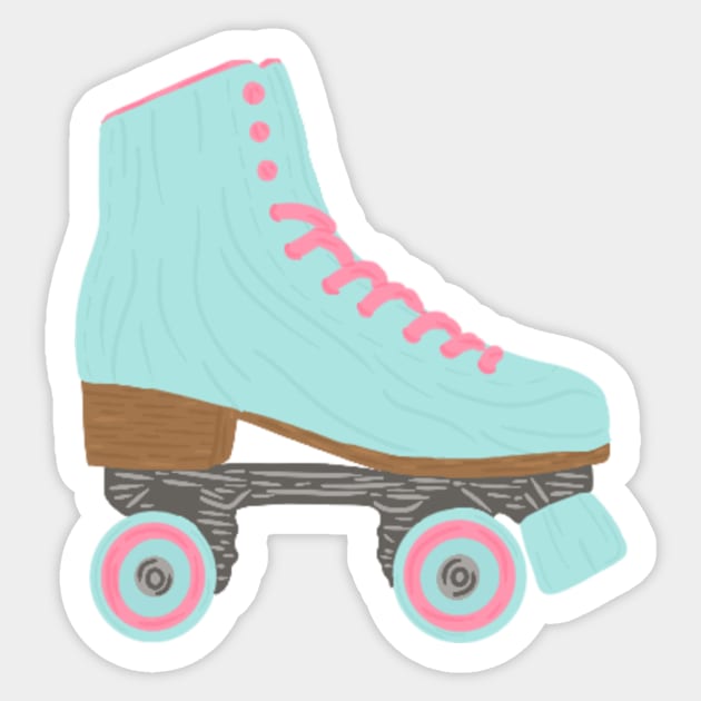 Roller Skate! Sticker Sticker by haleynicole11